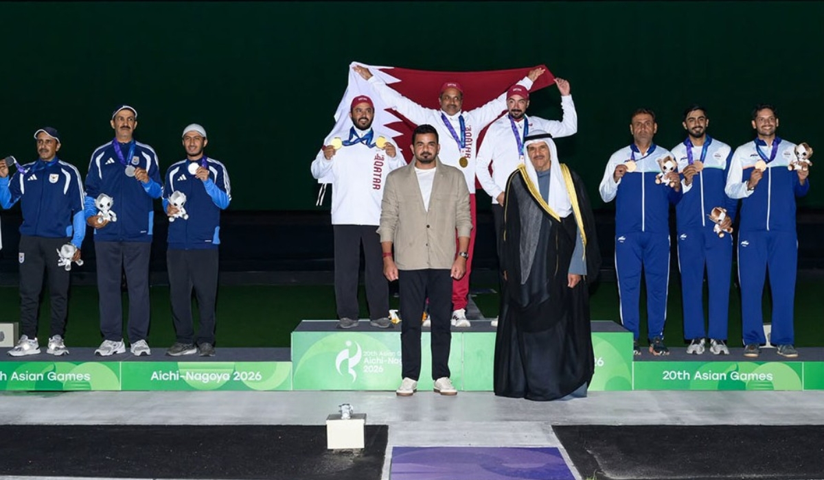 OCA President Crowns Qatar Shooting Team with Men's Skeet Gold